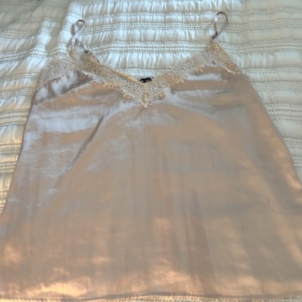 Forever 21 gold lace cami